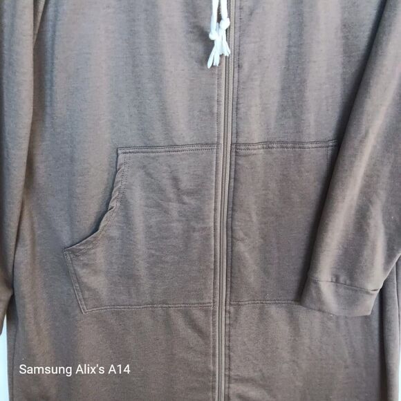 GRACE KARIN Women's Long Hoodie Casual Pockets Zip up Tunic Sweatshirt 2XL - Picture 7 of 12